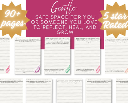 💛 Personalized Self-Care Journal for Tough Times – Digital Download