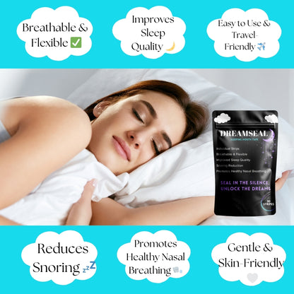 😴 DreamSeal Sleeping Mouth Tape