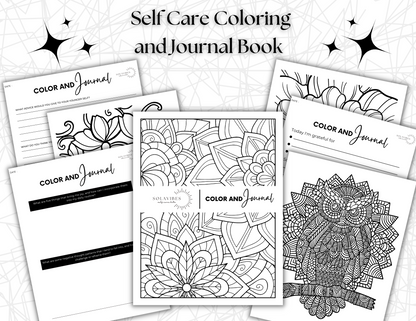 🎨 Self Care Color & Journal – Digital Download
