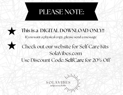 🎨 Self Care Color & Journal – Digital Download